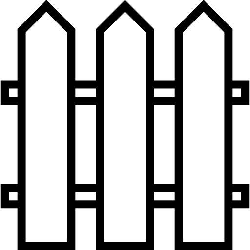 McKenzie & Son fence icon black